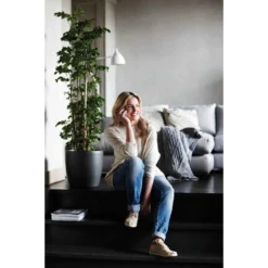 Elho Brussels Round Wheels 40 Antraciet -Aanbiedingen Bloei Tuin Winkel elho brussels round wheels 40 antraciet 1519486566 l