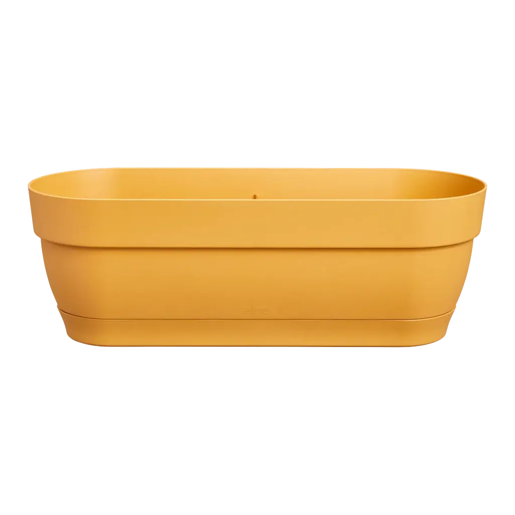 Elho Vibia Campaba Trough 50 Honey Yellow 1 Elho Vibia Campaba Trough 50 Honey Yellow