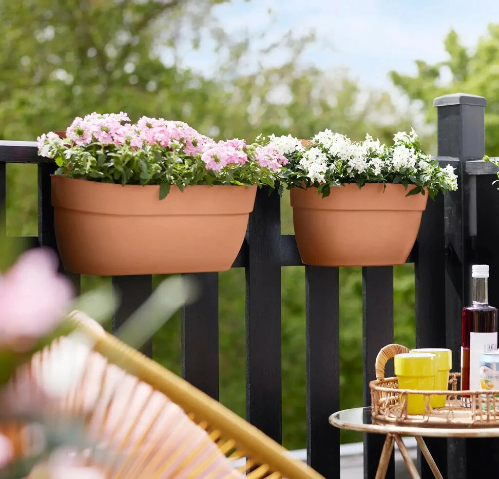 Elho Vibia Campana Easy Hanger Large Terra 4 Elho Vibia Campana Easy Hanger Large Terra - Afbeelding 4