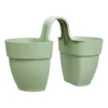 Elho Vibia Campana Flower Twin 21 Pistachegroen