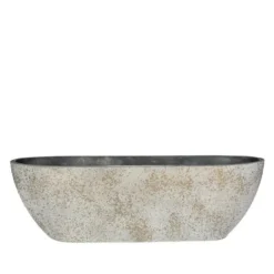 Nova Balkonbak Half Rond 55 Concrete Gold