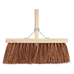 Talen Tools Bezem 37 Cm Bruin Met Steel