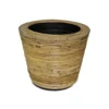 Van Der Leeden Drypot Rotan Streep 42 Cm Naturel